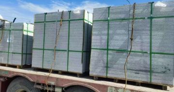 资阳 芝麻白花岗岩地铺石装车日常