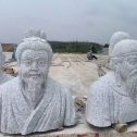 资阳 白麻花岗岩石材人物立体雕刻