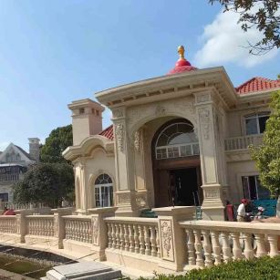 资阳 黄金麻花岗岩欧式别墅