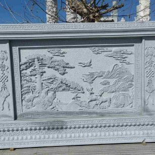资阳 芝麻白大型照壁，屏风，影壁