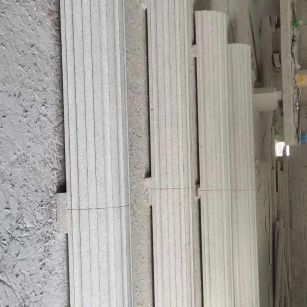 资阳 花岗岩厂家带你看白麻花岗岩门楼大柱柱皮