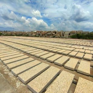 资阳 黄金麻荔枝面花岗岩石材地铺石防护中