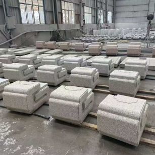 资阳 白麻花岗岩异形加工-石凳，坐凳