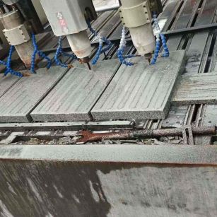 资阳 芝麻白花岗岩荔枝面盲道雕刻