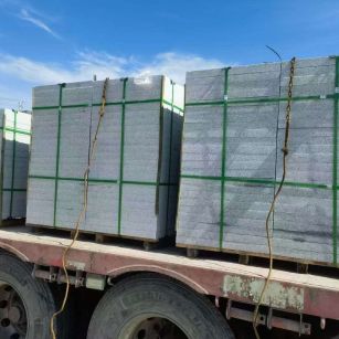 资阳 芝麻白花岗岩地铺石装车日常