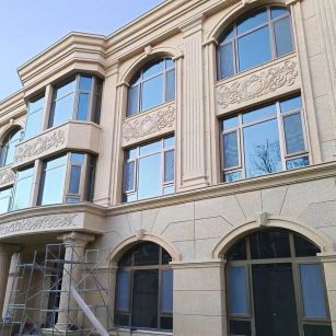 资阳 黄金麻花岗岩别墅外墙干挂