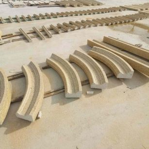 资阳 黄金麻花岗岩别墅线条