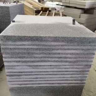 资阳 芝麻白5公分火烧地铺成品，900*400，规格可定制