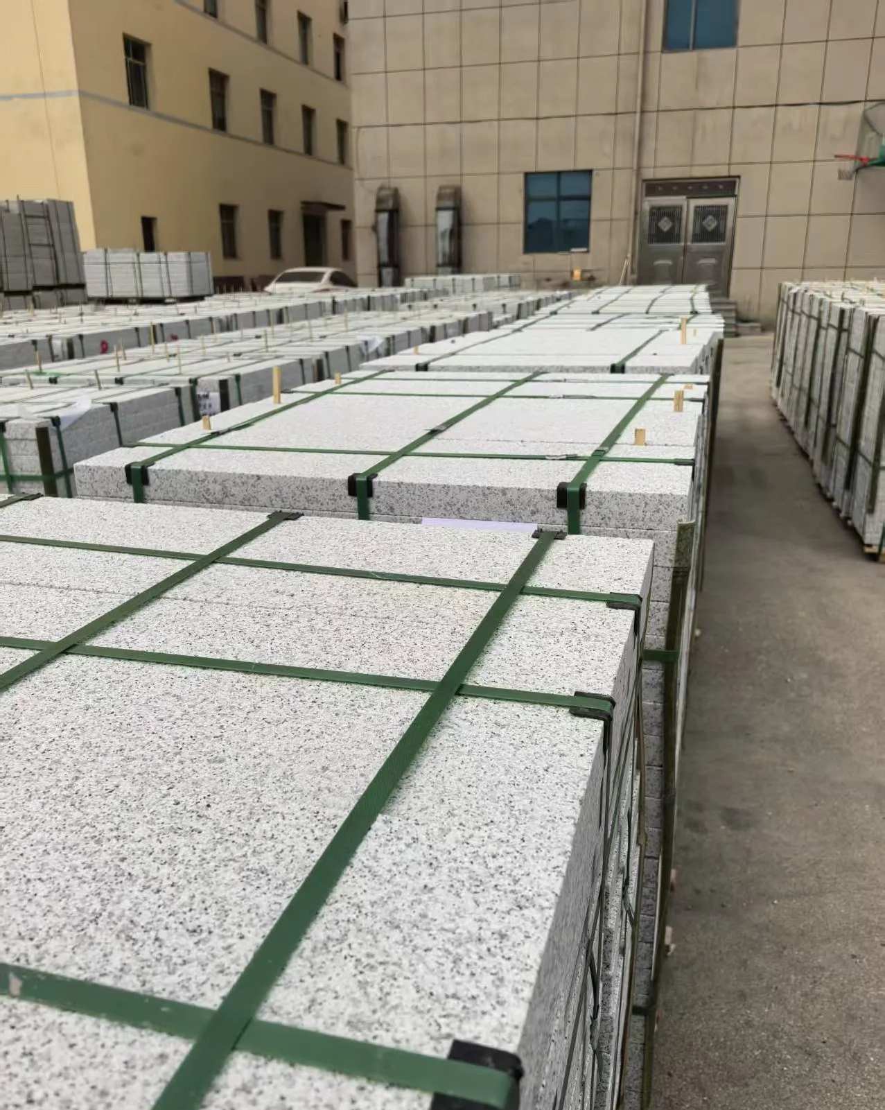 资阳 白麻花岗岩5.0公分荔枝面地铺石