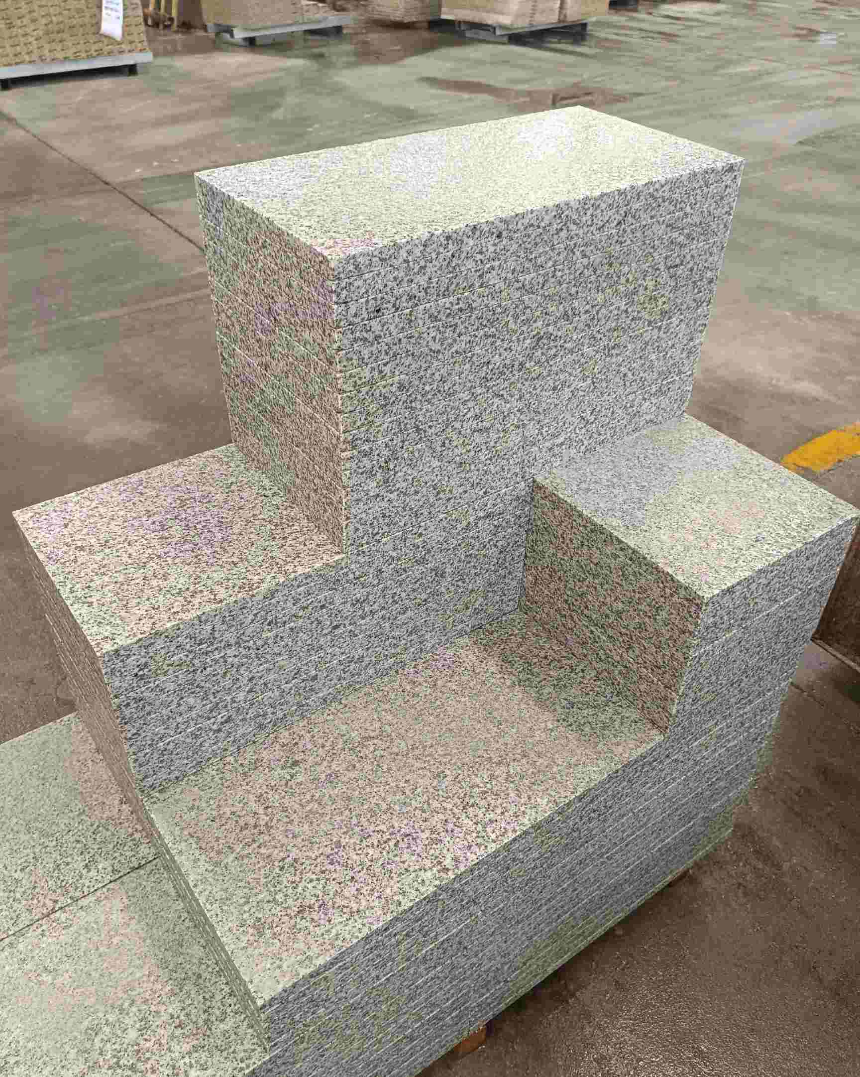 资阳 白麻花岗岩荔枝面地铺石