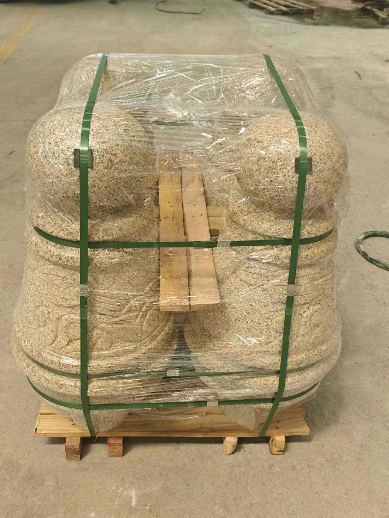 资阳 黄金麻异形定制雕花——棒棒糖挡车柱