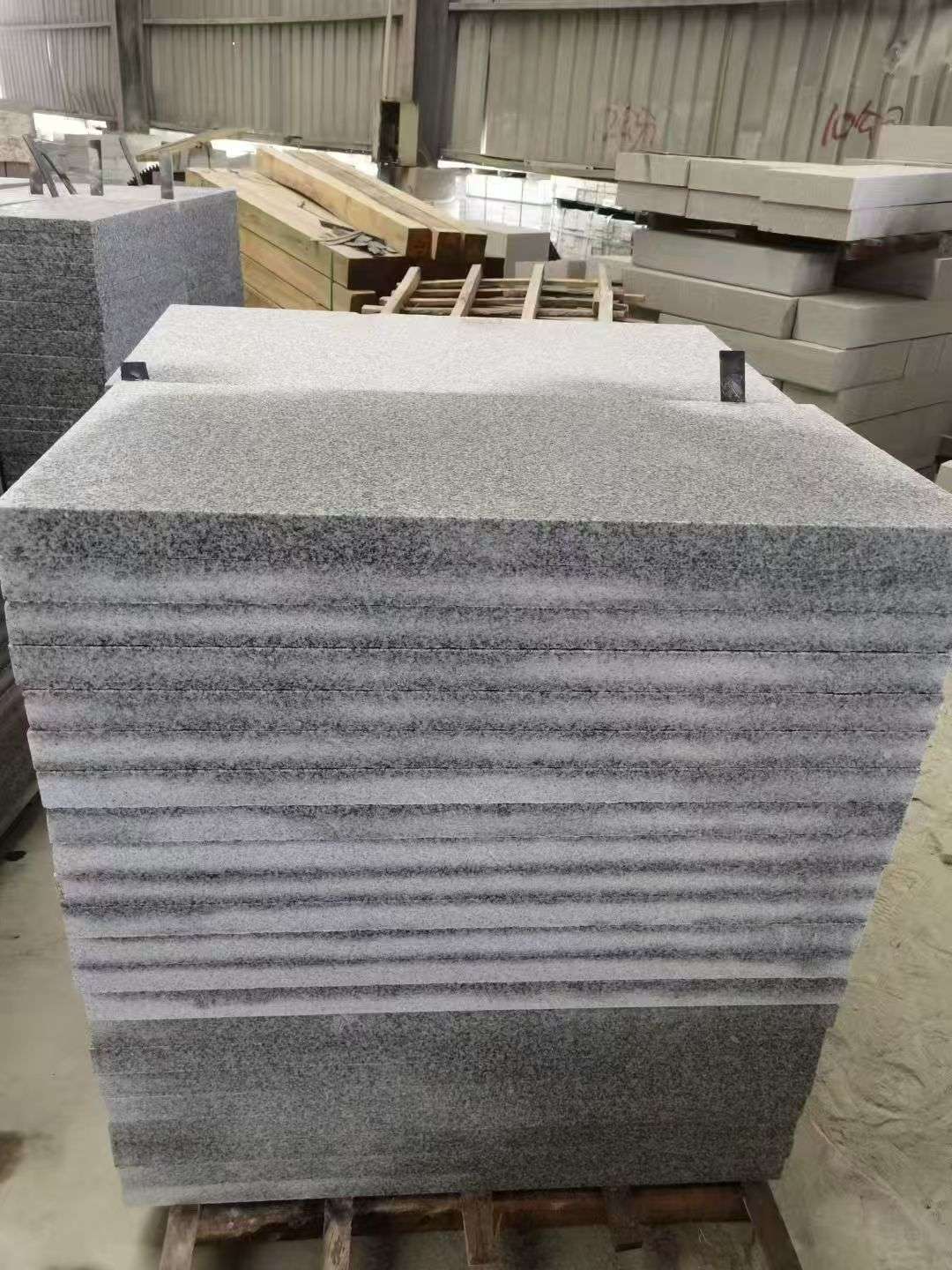 资阳 芝麻白5公分火烧地铺成品，900*400，规格可定制