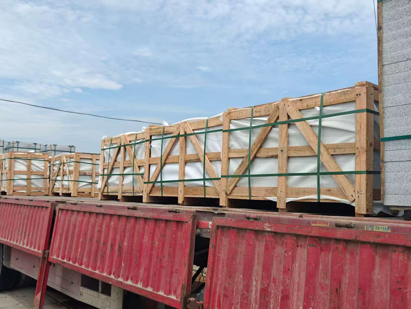 资阳 芝麻白花岗岩地铺石出口专车-泰国游