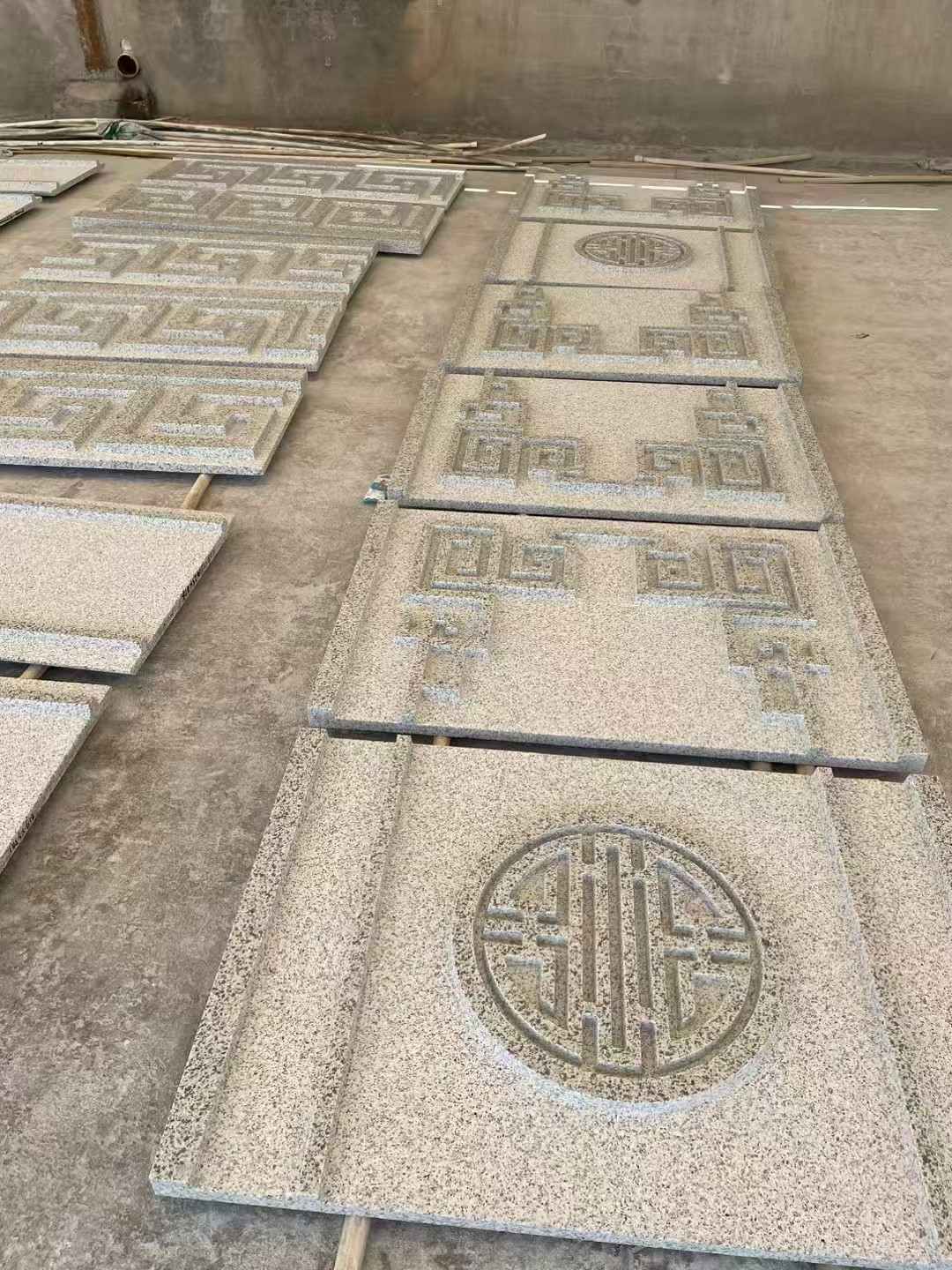 资阳 白麻花岗岩外墙立面雕刻板