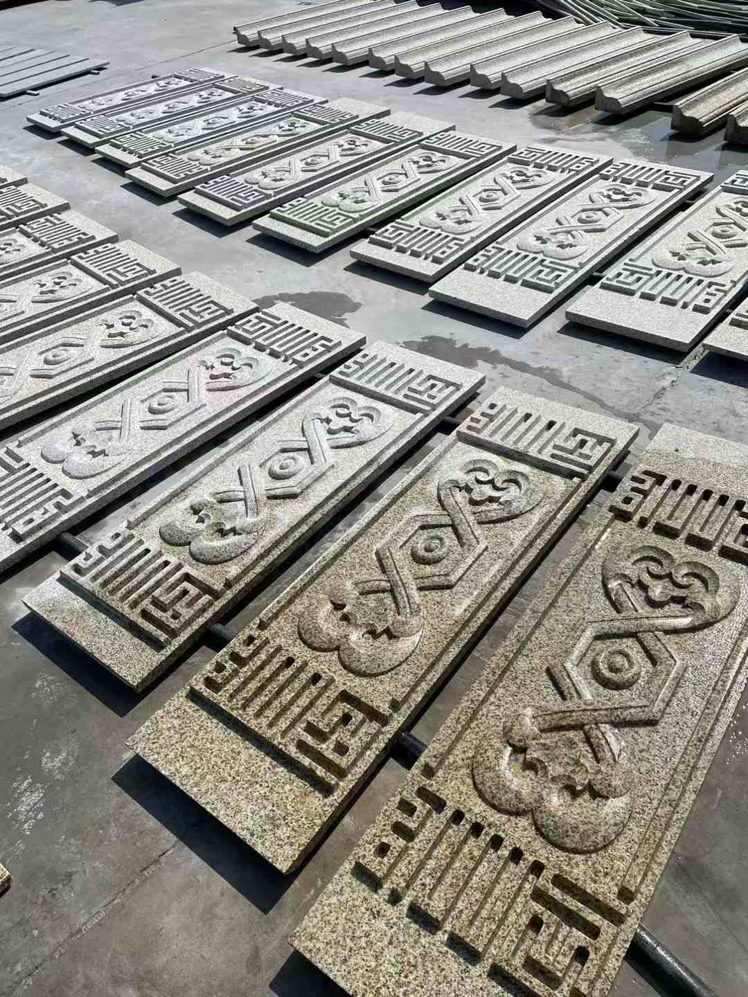 资阳 黄金麻花岗岩外墙雕刻板