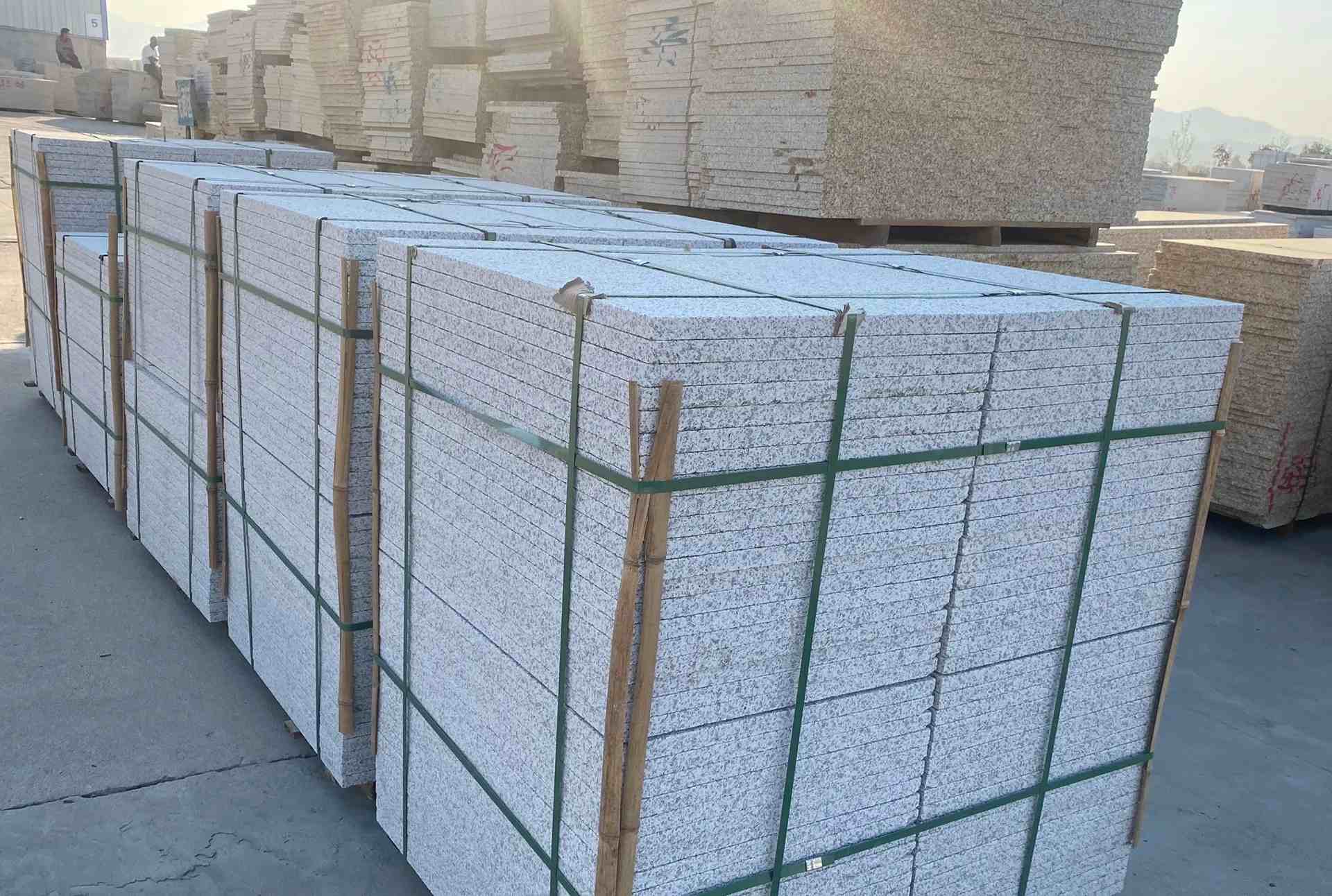 资阳 白麻花岗岩荔枝面地铺石